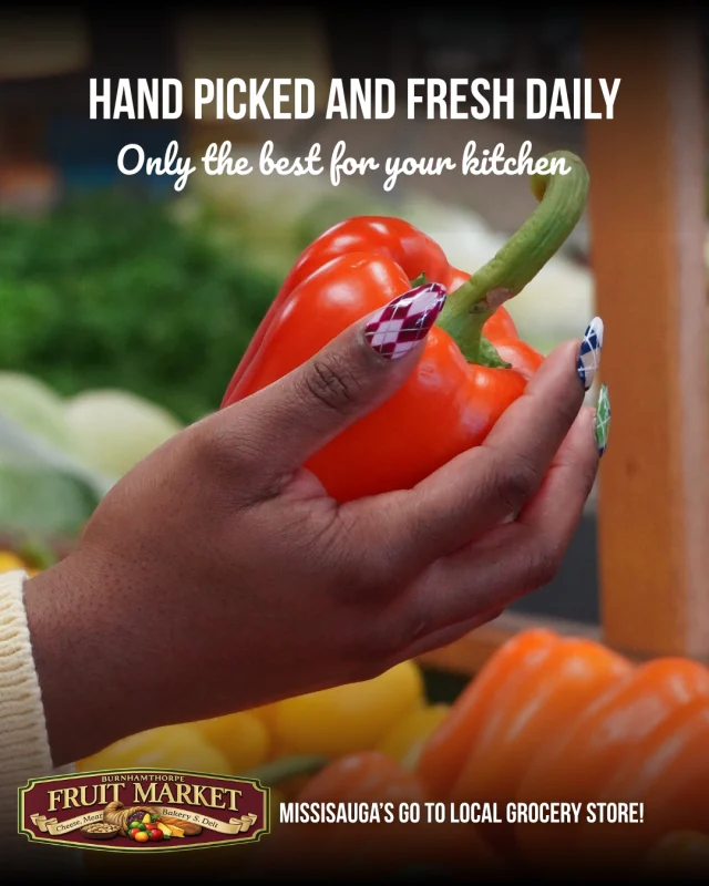 Add a pop of fresh color and crisp crunch to your meals this week! 🫑 Vibrant, crisp, and delivered fresh every day.

From quick weeknight stir-fries to fresh summer salads, we’re your go-to local market for quality produce at great prices. 🛒📍

#BurnhamthorpeFruitMarket #MississaugaGrocery #FreshPeppers #EatLocal #SaugaMarket #ShopLocalMississauga #FreshProduceDaily #LocalGroceryStore #HealthyEating